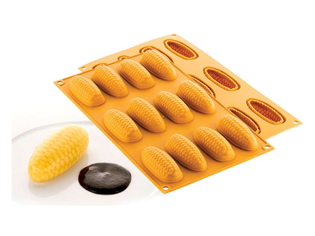 MOLDE DE SILICON NATURAE PANNOCCHIA(ELOTE) 20 SILIKOMART - Eurobakery